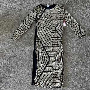 Gold sparkle dress size medium